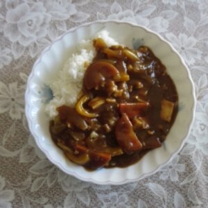 具沢山にカレーライス★